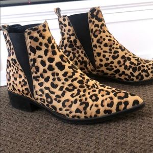 Cheetah booties